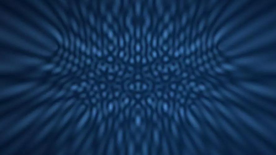 Abstract lattice-like interference pattern from many wave sources