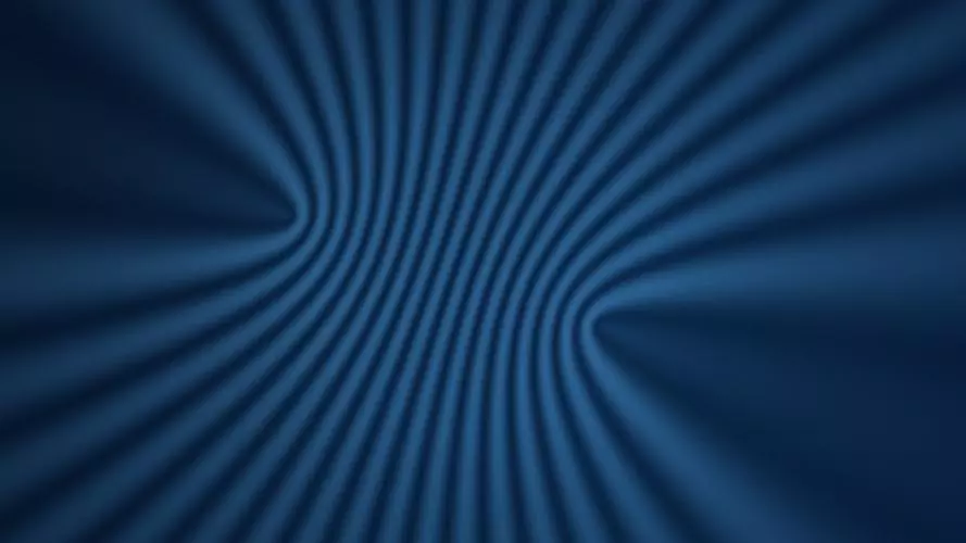 Abstract wave interference pattern in blue
