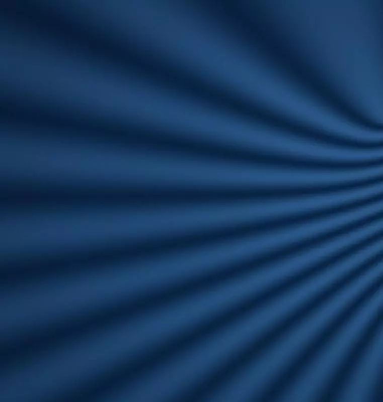 Abstract two-source wave interference pattern in dark blue